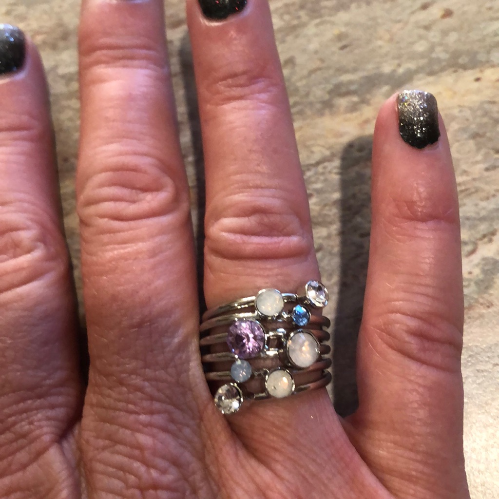 New Multi Stone Ring